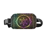 Marsupio colorato con tarocchi misteriosi astrologia carino per uomini e donne grande capacità borsa da petto con cinghia regolabile per allenamento, corsa, escursionismo, Astrologia misteriosa