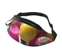 Marsupio colorato per uomo e donna, impermeabile, sportivo, alla moda, borsa a tracolla con cinghia regolabile, grande borsa a tracolla per viaggi ed escursioni