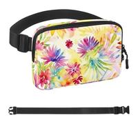 Marsupio colorato Tie Dyeing-75, unisex, alla moda, per jogging, escursionismo, donna, uomo, multicolore, 4 x 23 x 15 cm, Multicolore, 1.5x9.0x5.9in/4x23x15cm