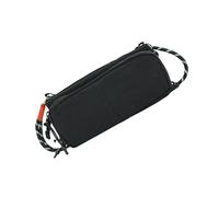 Marsupio compatto da trekking, leggero, design ergonomico, multi scomparto per bottiglia d'acqua, borsa a tracolla multifunzionale essenziale per uomo/donna, Nero