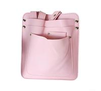 Marsupio compatto multitasche per giardinieri, cinghia regolabile, organizer per attrezzi con comoda cintura in vita (rosa)