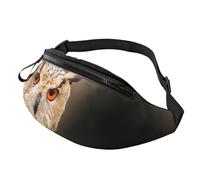 Marsupio con bandiera del Canada per sport all'aria aperta e marsupio casual, unisex, regolabile, per escursionismo/corsa/ciclismo, Viola, Taglia unica