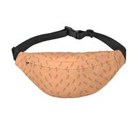 Marsupio con bandiera del Sud Africa, borsa a tracolla, unisex, corsa, escursionismo, alpinismo, viaggi, palestra, fitness bike, Cono piccolo, Taglia unica