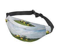 Marsupio con bandiera dell'Arizona, borsa a tracolla per donne e uomini, grande marsupio alla moda per viaggi, corsa, marsupio unisex, Fattoria Trattori, Taglia unica