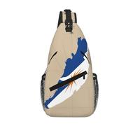 Marsupio con bandiera delle Isole Marshall Map03 Borsa a tracolla marsupio marsupio uomo donna