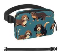 Marsupio con bellissimo paesaggio sotto la luna per uomini e donne, marsupio con tracolla regolabile, alla moda, borsa a tracolla ovunque, per viaggi all'aperto, corsa, escursionismo, Multicolore 02,