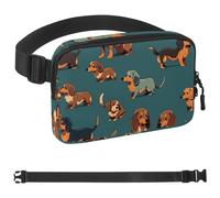 Marsupio con bellissimo paesaggio sotto la luna per uomini e donne, marsupio con tracolla regolabile, alla moda, borsa a tracolla ovunque, per viaggi all'aperto, corsa, escursionismo, Multicolore 05,