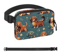 Marsupio con bellissimo paesaggio sotto la luna per uomini e donne, marsupio con tracolla regolabile, alla moda, borsa a tracolla ovunque, per viaggi all'aperto, corsa, escursionismo, Multicolore 09,