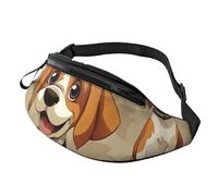 Marsupio con cani Beagle dei cartoni animati per uomini e donne alla moda marsupio regolabile borse a tracolla ovunque