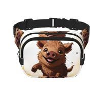 Marsupio con cinghiale da salto animazione marsupio piccolo alla moda marsupio a tracolla leggero marsupio per donne uomini corsa allenamento escursionismo viaggi