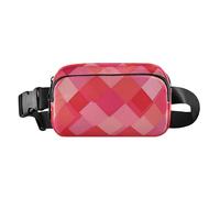 Marsupio con cintura toracica, colore oro rosa e bianco, con simbolo Poker, borsa a tracolla da viaggio per passaporto, Colore 13, 1 Size