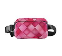 Marsupio con cintura toracica, colore oro rosa e bianco, con simbolo Poker, borsa a tracolla da viaggio per passaporto, Colore 11, 1 Size