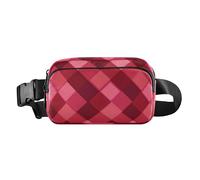 Marsupio con cintura toracica, colore oro rosa e bianco, con simbolo Poker, borsa a tracolla da viaggio per passaporto, Colore 14, 1 Size