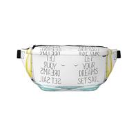 Marsupio con citazioni Let Your Dreams Set Sail, da donna e da uomo, grande borsa a tracolla, per escursionismo, viaggi, facile da trasportare