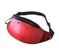 Marsupio con cuori innamorati per uomo e donna, impermeabile, sportivo, alla moda, borsa a tracolla con cinghia regolabile, grande borsa a tracolla per viaggi ed escursionismo