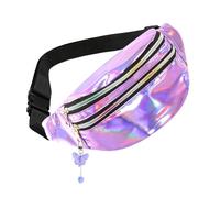 Marsupio con Decorazione a Farfalla, Elegante Hipbag per Ragazzi e Bambini, Colorato da Donna, Viola - 30 x 12 x 13 cm, Alla