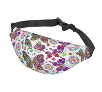 Marsupio con farfalle, piccolo, con fibbie regolabili, per ciclismo e corsa, Come nella foto, Taglia unica, Zaino da escursionismo