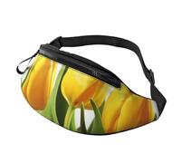 Marsupio con fiori per uomo e donna, borsa a tracolla impermeabile per sport all'aria aperta
