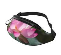 Marsupio con fiori per uomo e donna, impermeabile, sportivo, alla moda, borsa a tracolla con cinghia regolabile, grande borsa a tracolla per viaggi ed escursioni