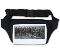 Marsupio con foto artistica dei soldati della seconda guerra mondiale, bianco