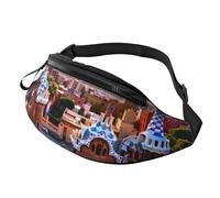 Marsupio con frutta fresca, unisex, alla moda, per festival, viaggi, sport, passeggiate, Spagna Acqua Città, Taglia unica