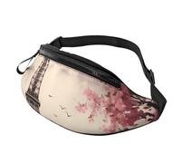 Marsupio con frutta melograno per donne e uomini, alla moda, regolabile, per allenamento, corsa, viaggi, stile casual, Romantico Torre di, Taglia unica