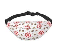 Marsupio con gnocchi rotanti, borsa a tracolla, unisex, corsa, escursionismo, alpinismo, viaggi, palestra, fitness bike, Rotazione a otto vie, Taglia unica