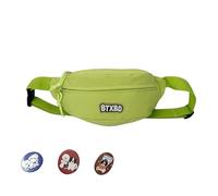 Marsupio con lettera e culo piccolo, alla moda, bel petto con cinghia regolabile, bella cintura toracica, piccola borsa a tracolla per la corsa, Verde, Bag strap badge