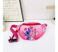 Marsupio con licenza Disney Minnie Mouse 2025 - Borsa a tracolla resistente all'acqua con tasca RFID, pack unisex regolabile per palestra/accessori da viaggio FumettoPoliestere