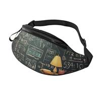 Marsupio con lumaca di animali selvatici, per donne e uomini, alla moda, regolabile, per allenamento, corsa, viaggi, stile casual, Matematica scolastica, Taglia unica