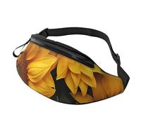 Marsupio con molti girasoli per uomo donna moda marsupio regolabile borse a tracolla ovunque