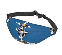 Marsupio con motivo a colori irregolari per donne e uomini, borsa da cintura impermeabile con cintura regolabile, borsa a tracolla casual, borsa da viaggio per sport, corsa, ciclismo, Sono così cool,