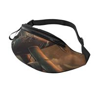 Marsupio con motivo Corgi per uomo e donna, borsa a tracolla regolabile, adatto per viaggi, escursionismo, escursionismo, corsa, Aerei della guerra mondiale, Taglia unica