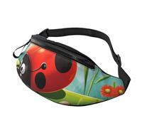 Marsupio con paesaggio coccinella per uomo donna borsa a tracolla marsupio impermeabile sport marsupio outdoor hip pack
