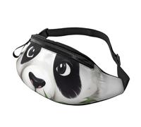 Marsupio con panda carino per uomo e donna, impermeabile, sportivo, alla moda, borsa a tracolla con cinghia regolabile, grande borsa a tracolla per viaggi ed escursioni