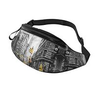 Marsupio con pinguini per uomo e donna, alla moda, regolabile, per viaggi, sport, passeggiate, Amore da New York, Taglia unica