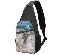 Marsupio con pupazzo di neve Bech, borsa a tracolla per donne e uomini, marsupio per corsa, viaggi e allenamento quotidiano