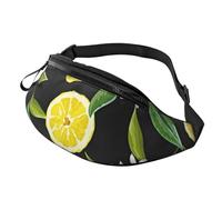 Marsupio con scritta "Happy St Patrick's Day" per uomo e donna, alla moda, regolabile, per viaggi, sport, passeggiate, Modello di agrumi, Taglia unica