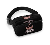 Marsupio con scritta "I Don't Give A Flock Flaming Fashion Crossbody Marsupio regolabile Marsupio durevole per uomo donna