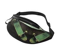 Marsupio con scritta "I Love Pizza" per uomo e donna, alla moda, regolabile, per viaggi, sport, passeggiate, Skateboard., Taglia unica