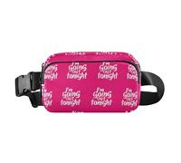 Marsupio con scritta "I'm Going Out Tonight", alla moda, per donne, uomini, adolescenti, impermeabile, da viaggio, con cinghia regolabile, per viaggi, vacanze, corsa