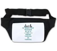 Marsupio con scritta "It Does Not Matter Vaping" bianco