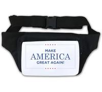 Marsupio con scritta "Make America Great Again", colore bianco