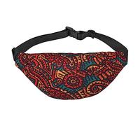 Marsupio con squali astratti borsa a tracolla regolabile in vita zaino a tracolla per uomo donna viaggio escursionismo ciclismo corsa, Motivo 3, Taglia unica, Zaini Daypack
