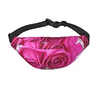 Marsupio con stampa acchiappasogni nativi americani, per uomo e donna, alla moda, con cinghia regolabile, per viaggi e corsa, Rosa, Taglia unica