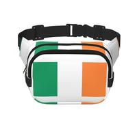 Marsupio con stampa bandiera irlandese con cinghia regolabile quadrata a doppio strato cintura unisex ovunque