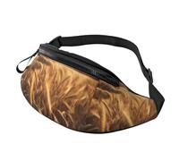 Marsupio con stampa campo di grano, unisex, leggero ed elegante, per viaggi, escursionismo, ciclismo, corsa