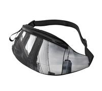 Marsupio con stampa del ponte di Brooklyn, per uomo e donna, con tracolla regolabile, per escursionismo, corsa, viaggi, ciclismo