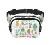 Marsupio con stampa di carne grassa per donne e uomini, con cinghia regolabile, per viaggi, escursionismo, ciclismo