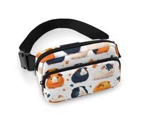 Marsupio con stampa di criceti, borsa a tracolla da donna, alla moda